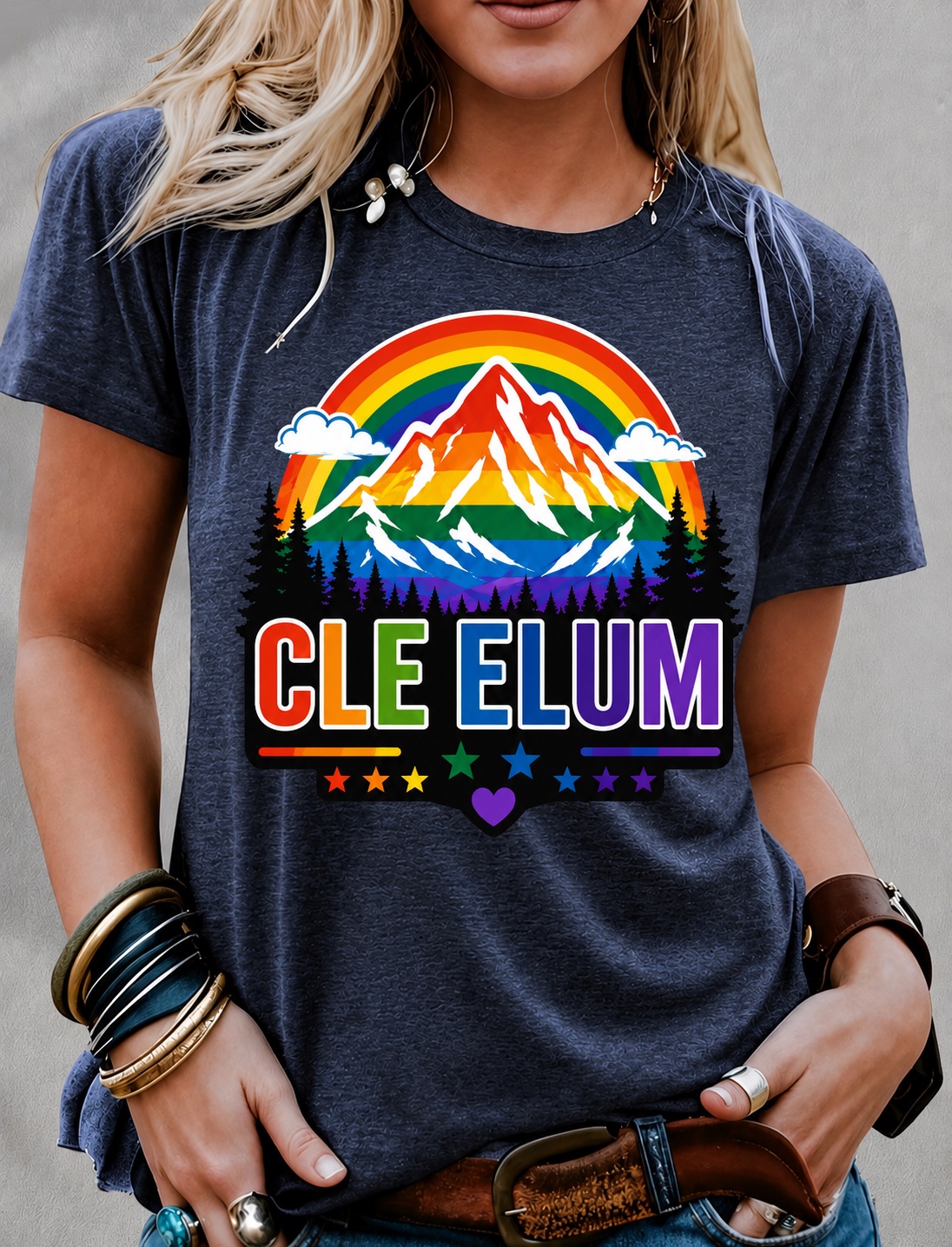 Cle Elum Pride Mountain Tee