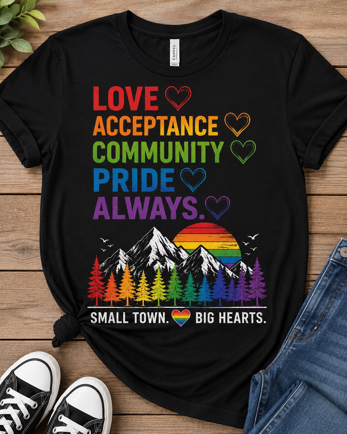 Love Acceptance Community Pride Tee