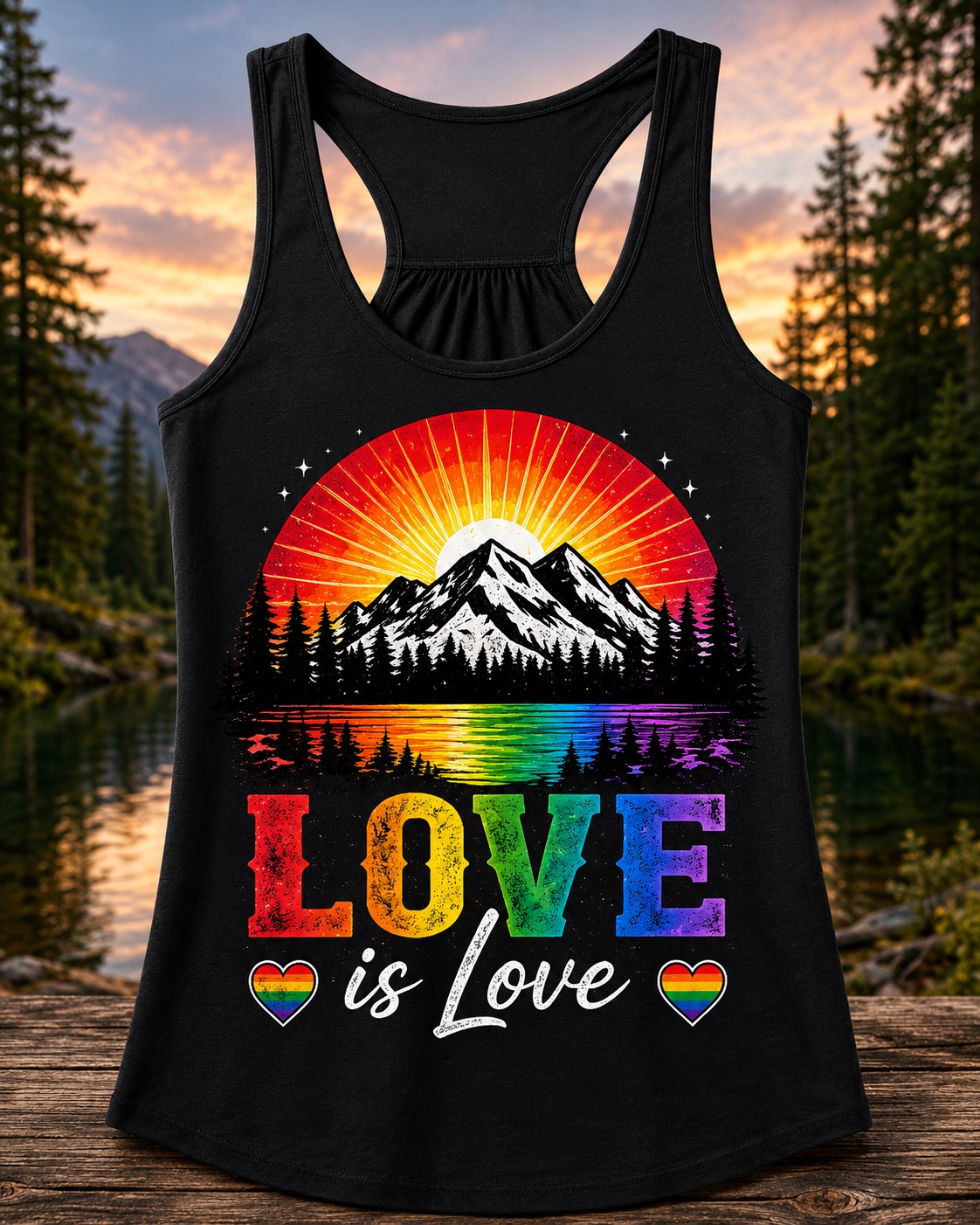 Love Is Love Racerback Tank