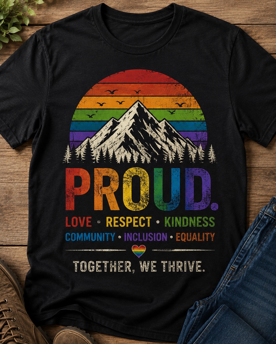 Proud Together We Thrive Tee